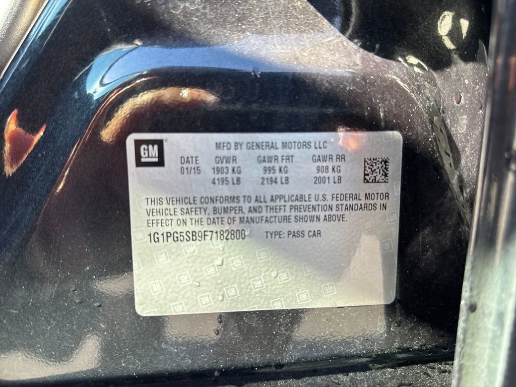 Used 2015 Chevrolet Cruze LTZ w/ Sun, Sound and Sport Package image 31