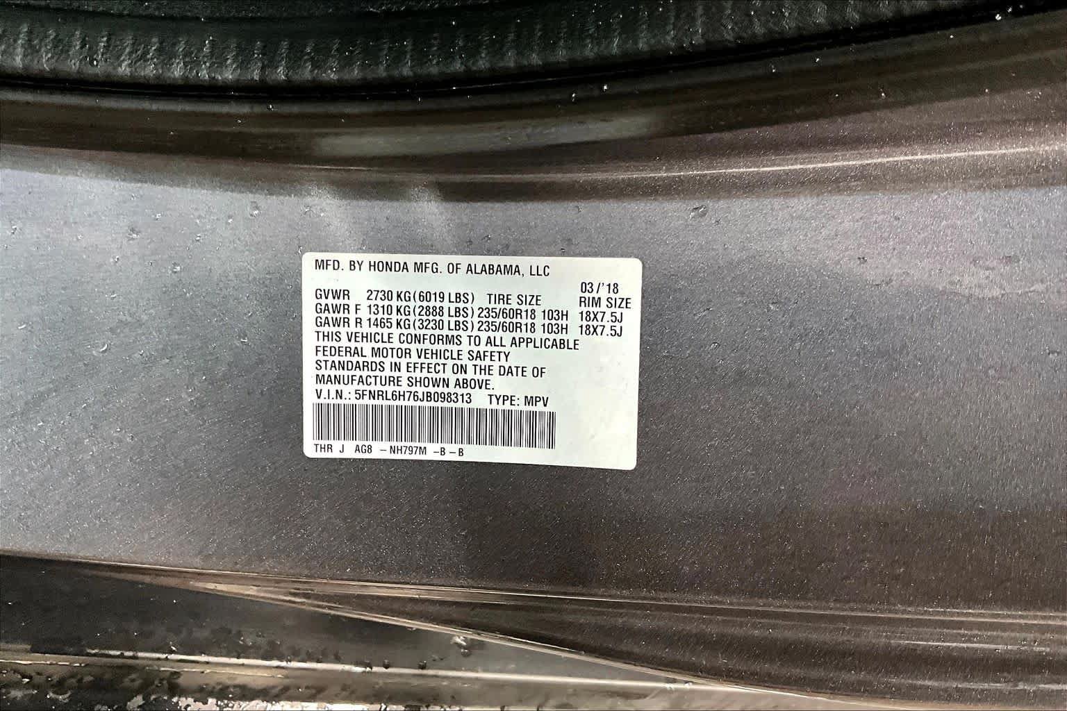 Used 2018 Honda Odyssey EX-L image 33