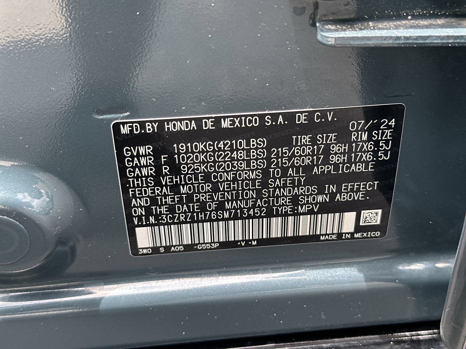 Used 2025 Honda HR-V EX-L image 35