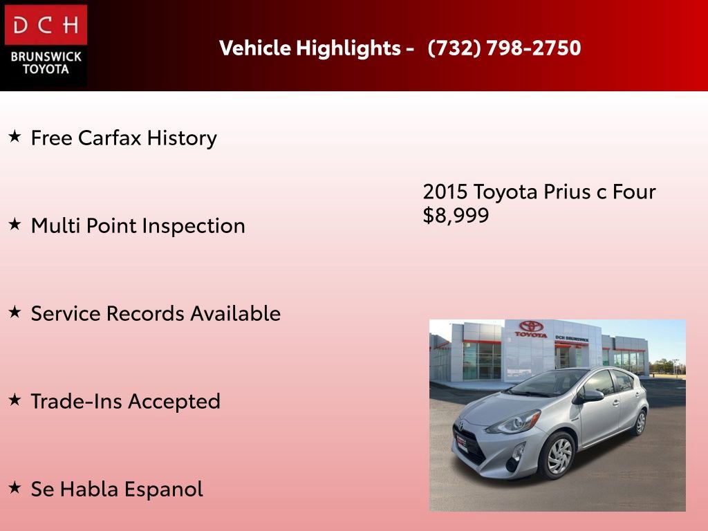 Used 2015 Toyota Prius C Four image 4