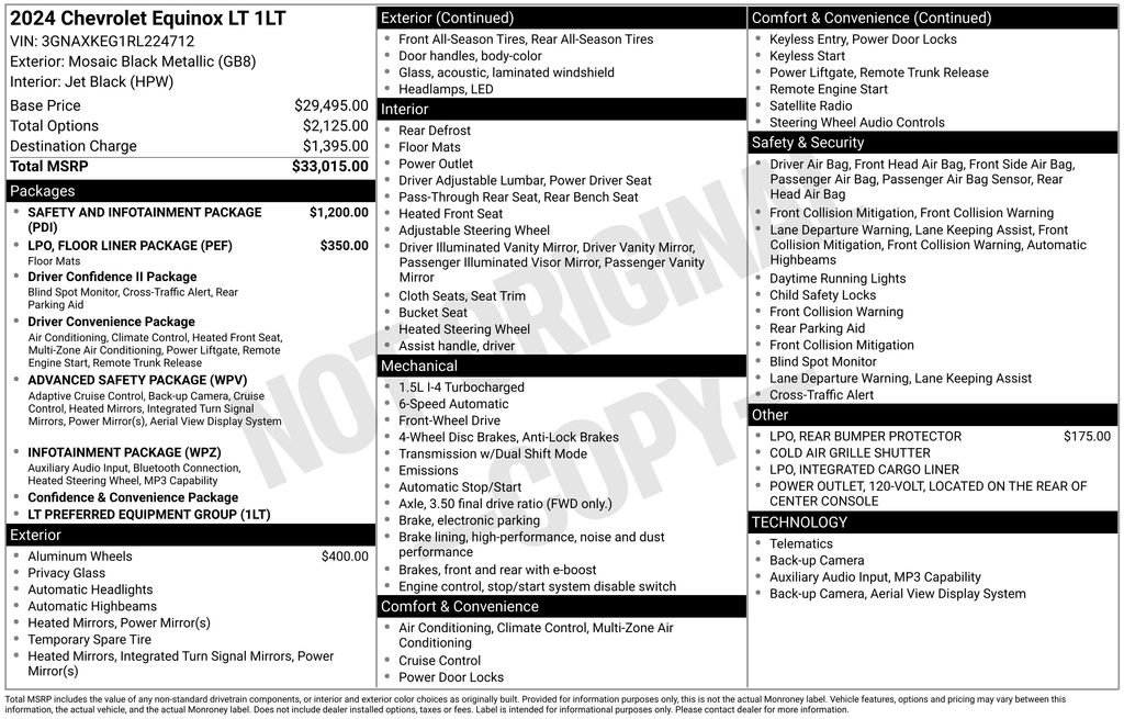 Used 2024 Chevrolet Equinox LT FWD image 11