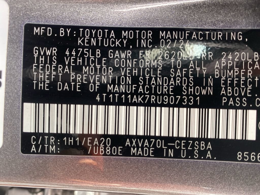 Used 2024 Toyota Camry SE w/ Convenience Package FWD image 29