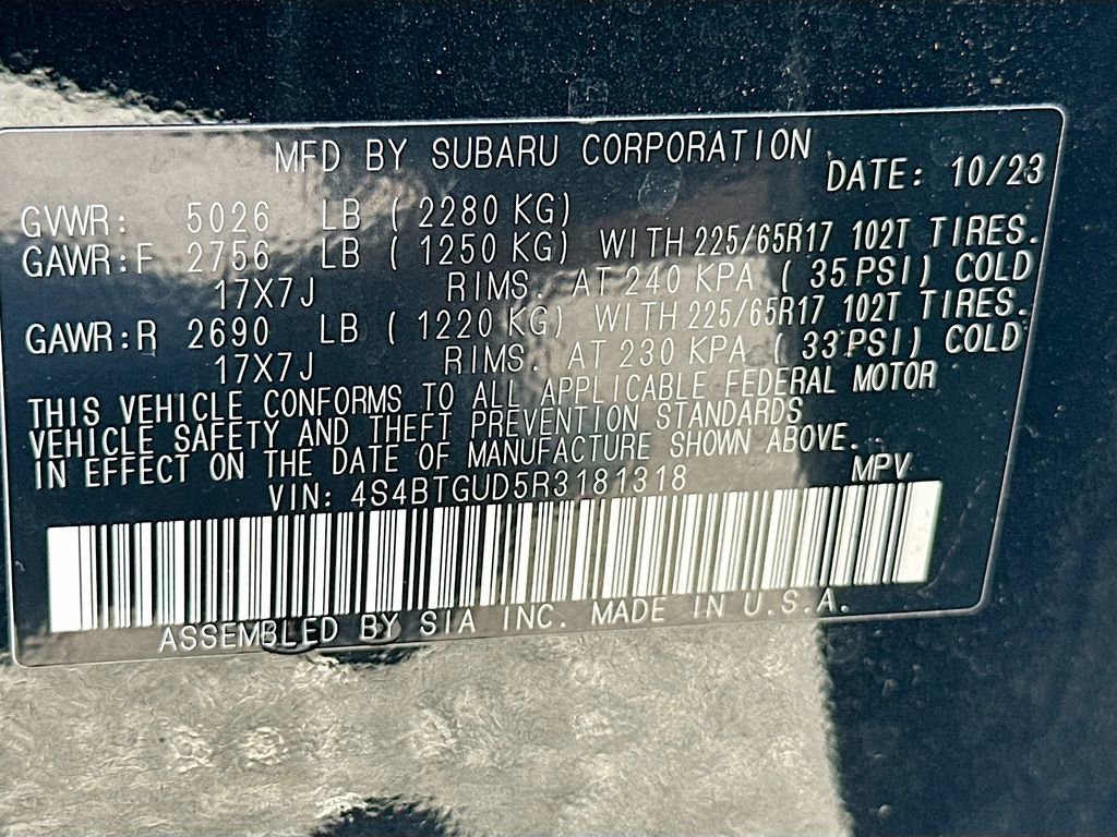 Used 2024 Subaru Outback Wilderness AWD/4WD image 32