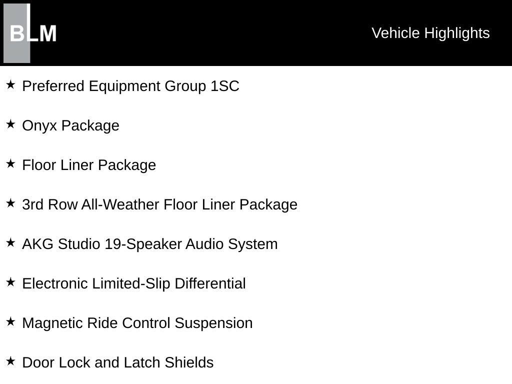 Used 2025 Cadillac Escalade Sport w/ LPO, ONYX Package AWD/4WD image 5