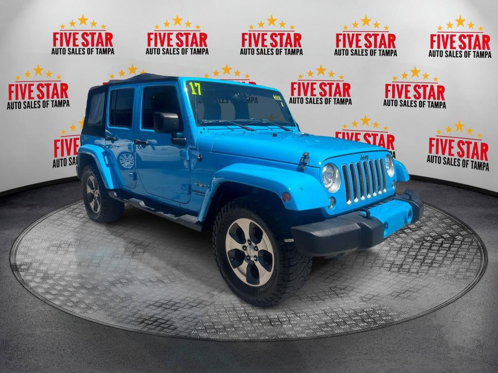 Used 2017 Jeep Wrangler Unlimited Sahara w/ Connectivity Group AWD/4WD image 1