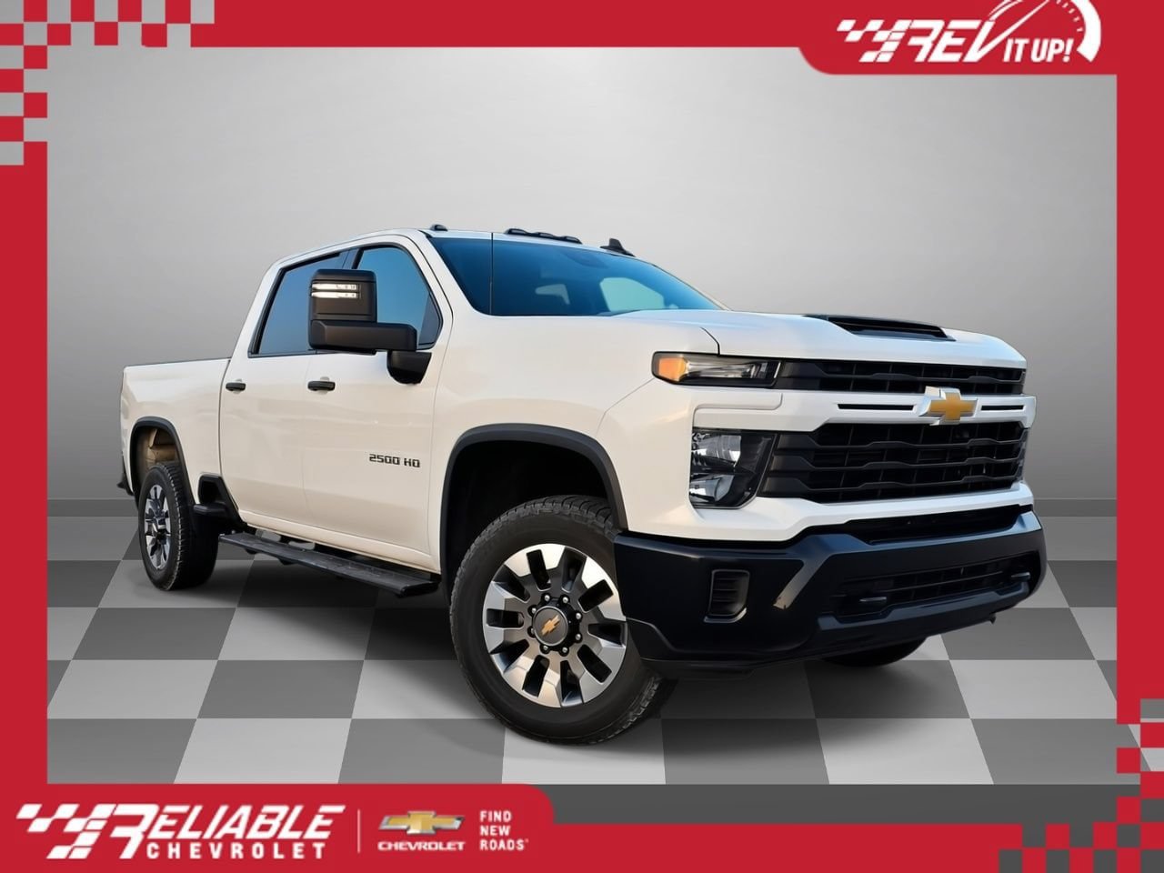 Certified 2024 Chevrolet Silverado 2500 Custom w/ Custom Value Package AWD/4WD image 1