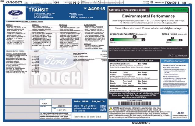 New 2026 Ford Transit 150 148 Medium Roof AWD image 13