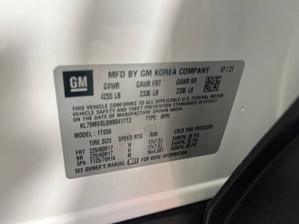 Certified 2022 Chevrolet TrailBlazer ACTIV FWD image 31