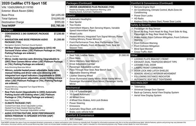 Used 2020 Cadillac CT5 Sport image 14