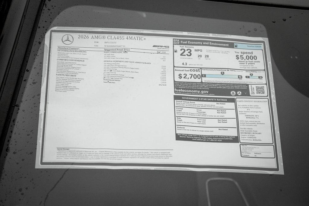New 2026 Mercedes-Benz CLA 45 AMG S 4MATIC image 28