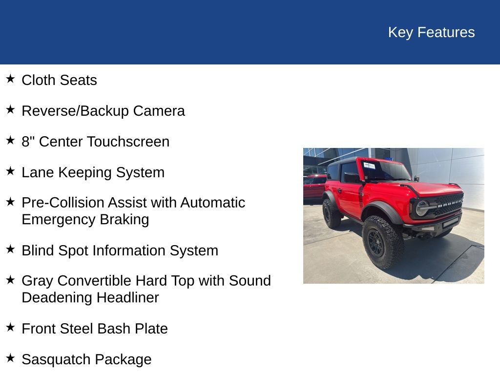 Certified 2023 Ford Bronco Wildtrak AWD/4WD image 36