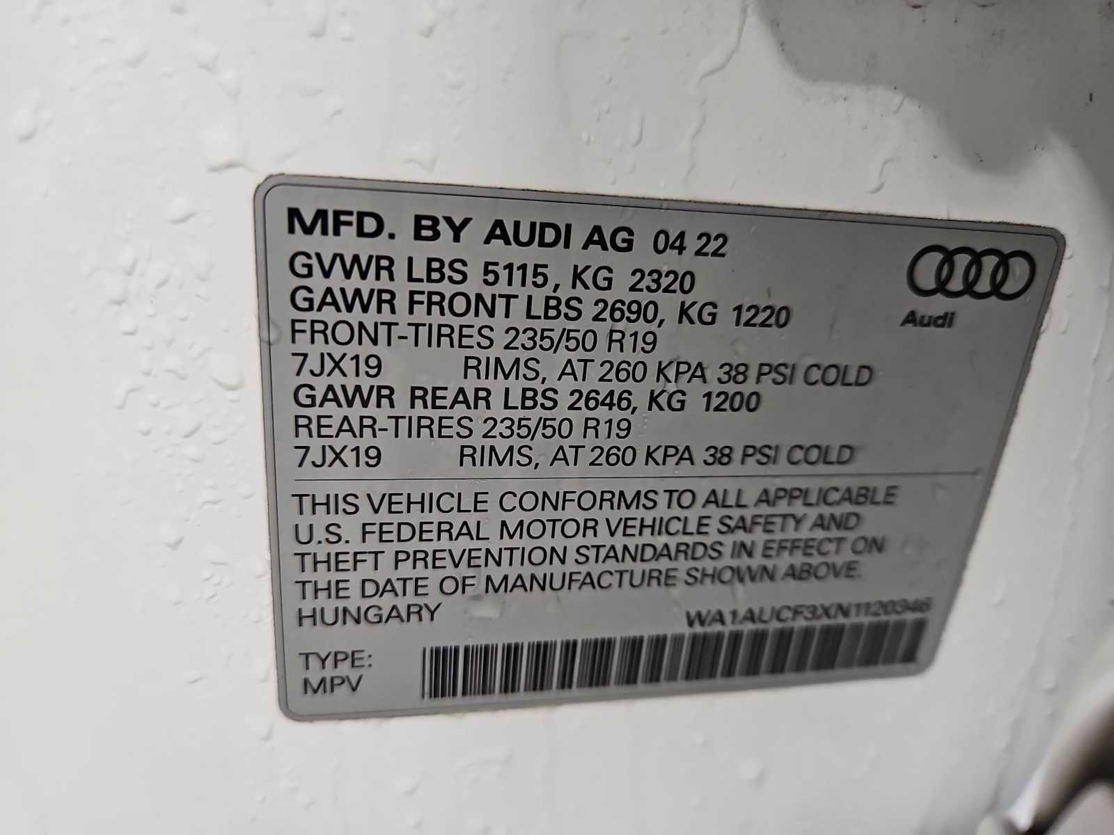 Used 2022 Audi Q3 2.0T Premium image 40