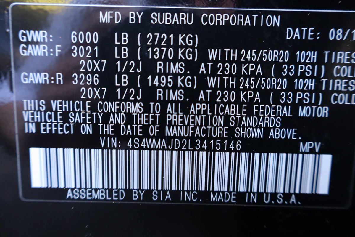 Used 2020 Subaru Ascent Limited AWD/4WD image 48