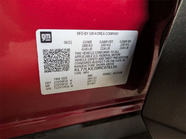 Certified 2024 Chevrolet Trax ACTIV w/ Sunroof Package image 33