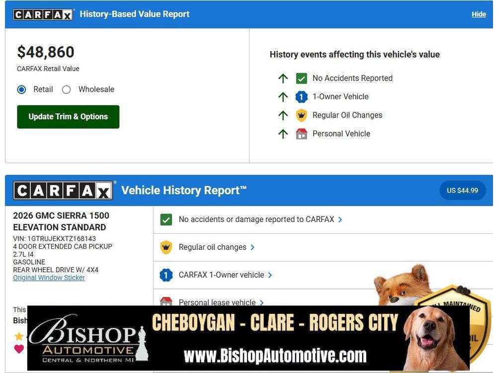 Used 2026 GMC Sierra 1500 Elevation image 7