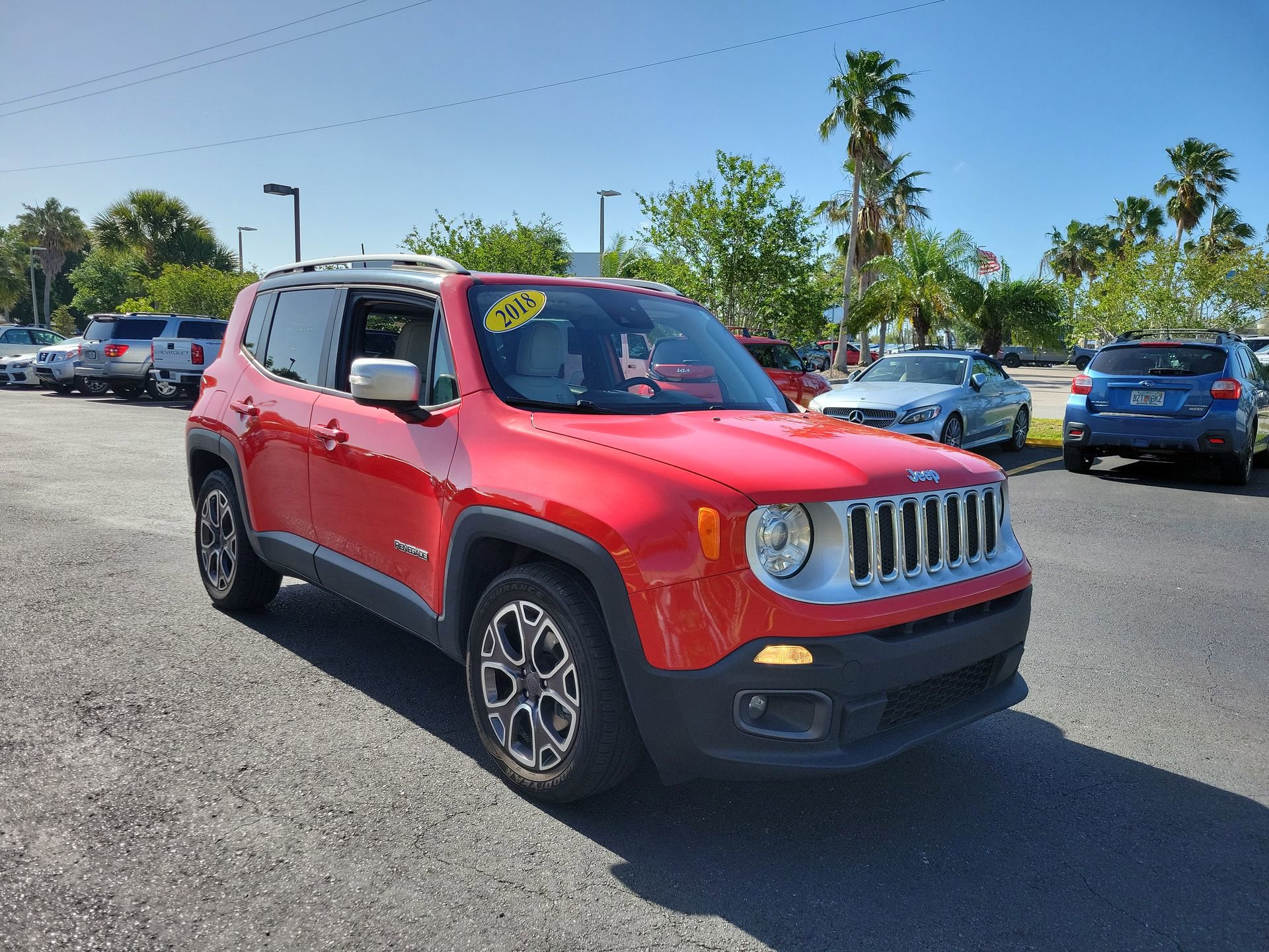 Used 2018 Jeep Renegade Limited w/ UConnect 8.4 Nav Group FWD image 2