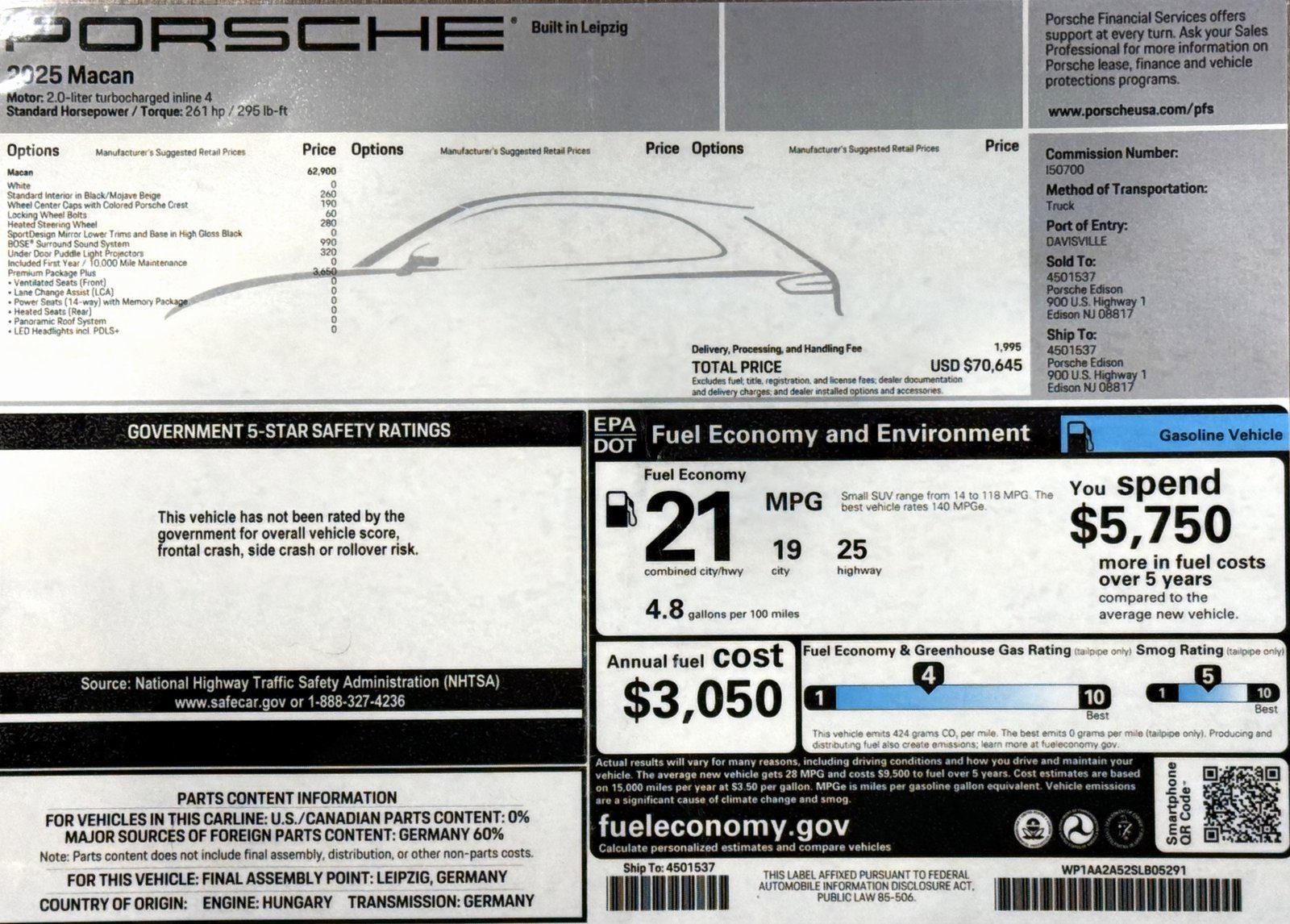 Used 2025 Porsche Macan image 76