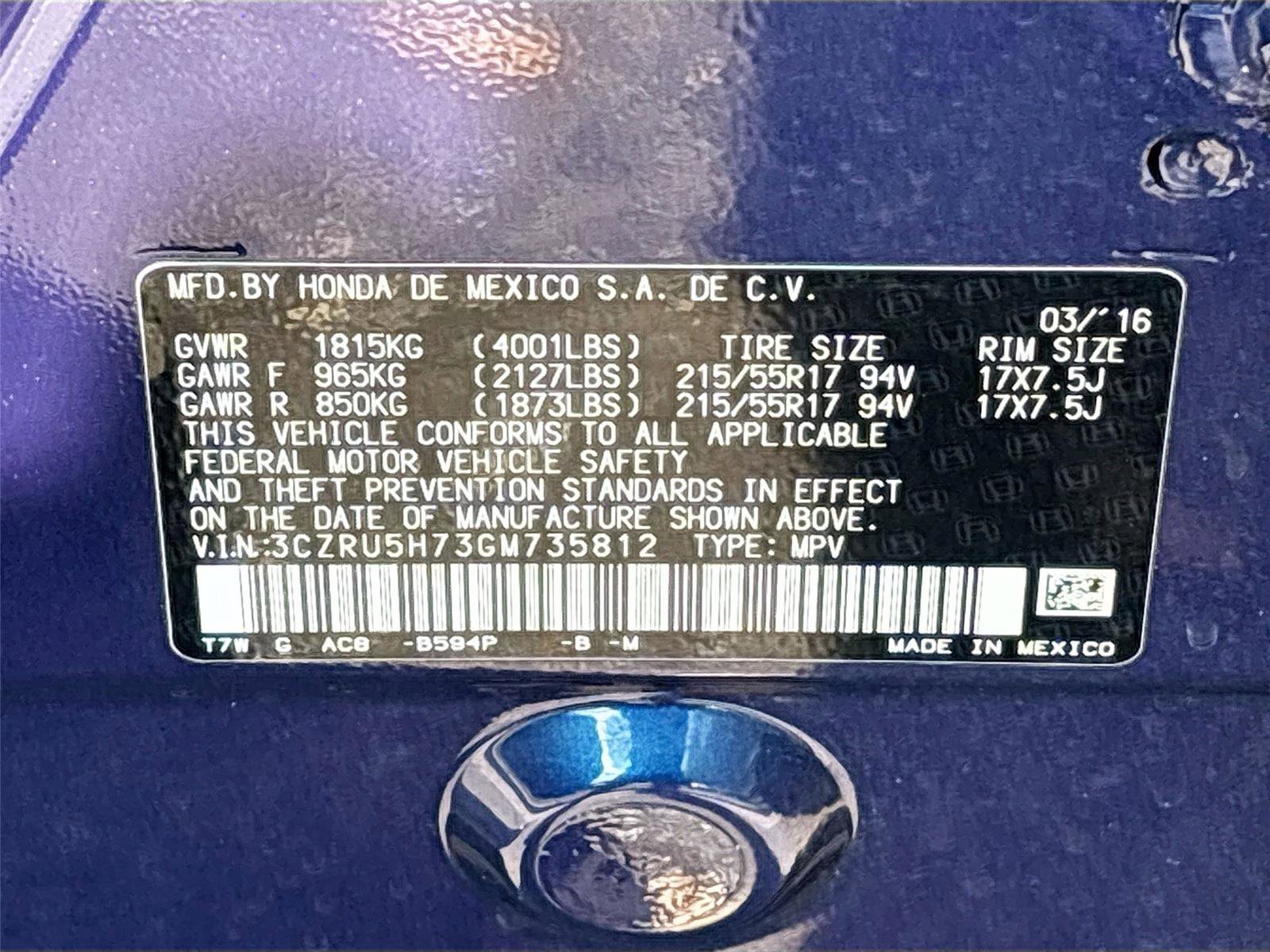 Used 2016 Honda HR-V EX-L image 33