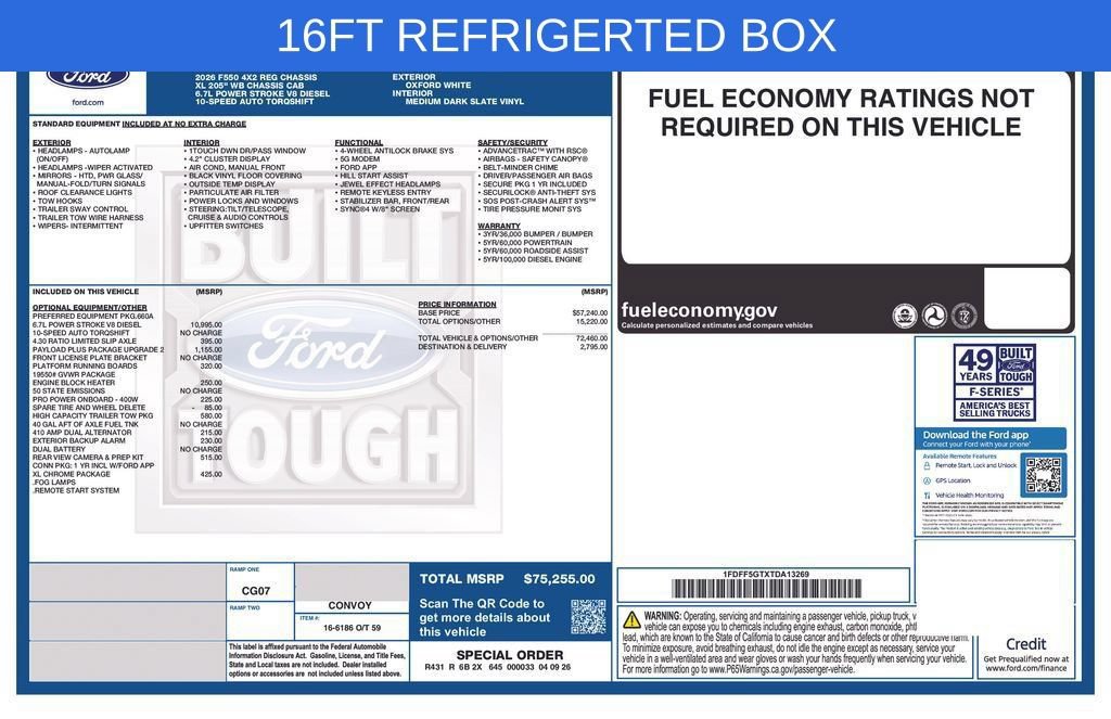 New 2026 Ford F550 2WD Regular Cab Super Duty image 28