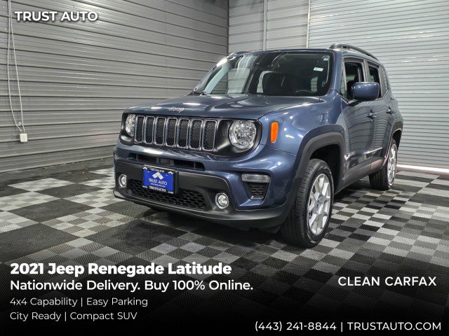 Used 2021 Jeep Renegade Latitude AWD/4WD image 1