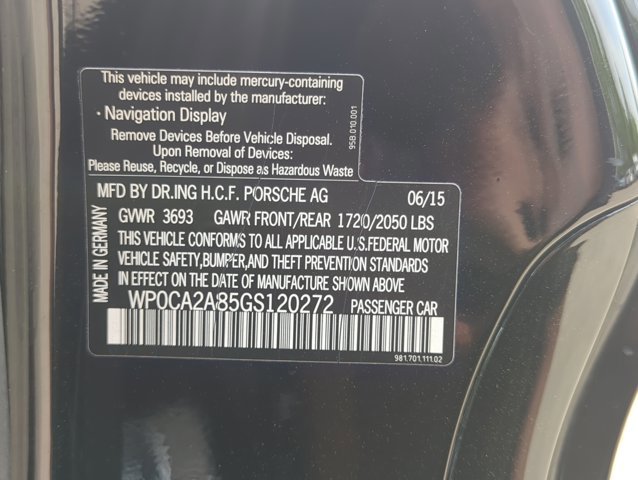 Used 2016 Porsche Boxster Black Edition RWD image 20