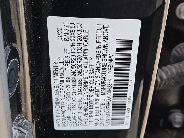 Used 2022 Honda Pilot Elite image 31