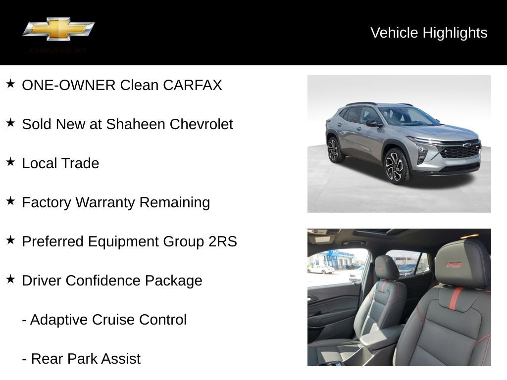 Used 2024 Chevrolet Trax RS w/ Sunroof Package image 18