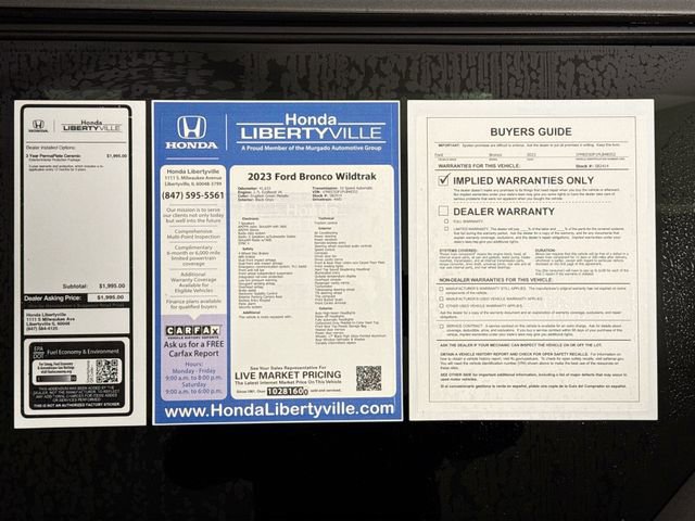 Used 2023 Ford Bronco Wildtrak image 41