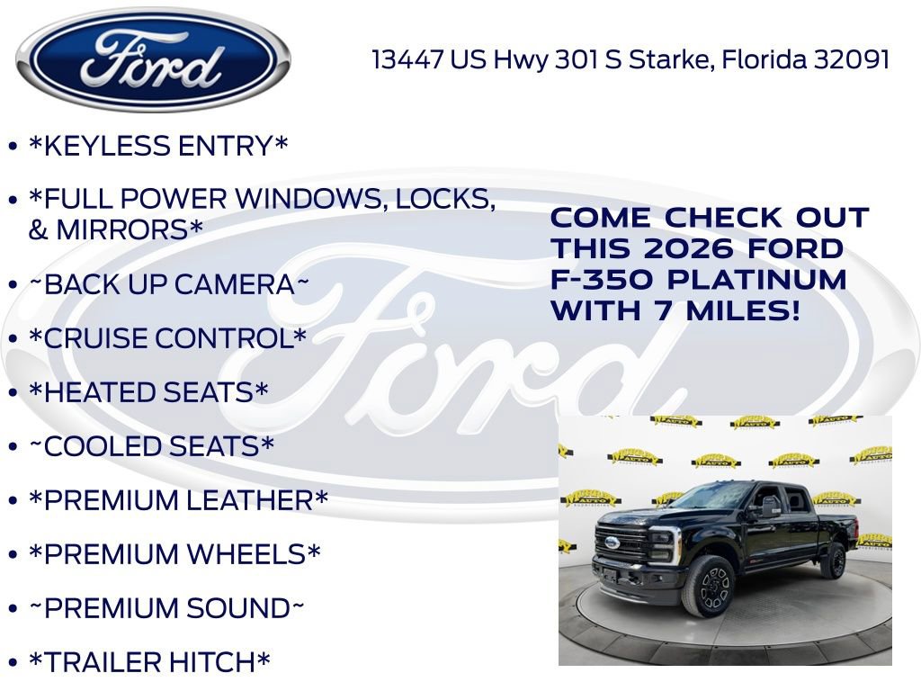 New 2026 Ford F350 Platinum image 10