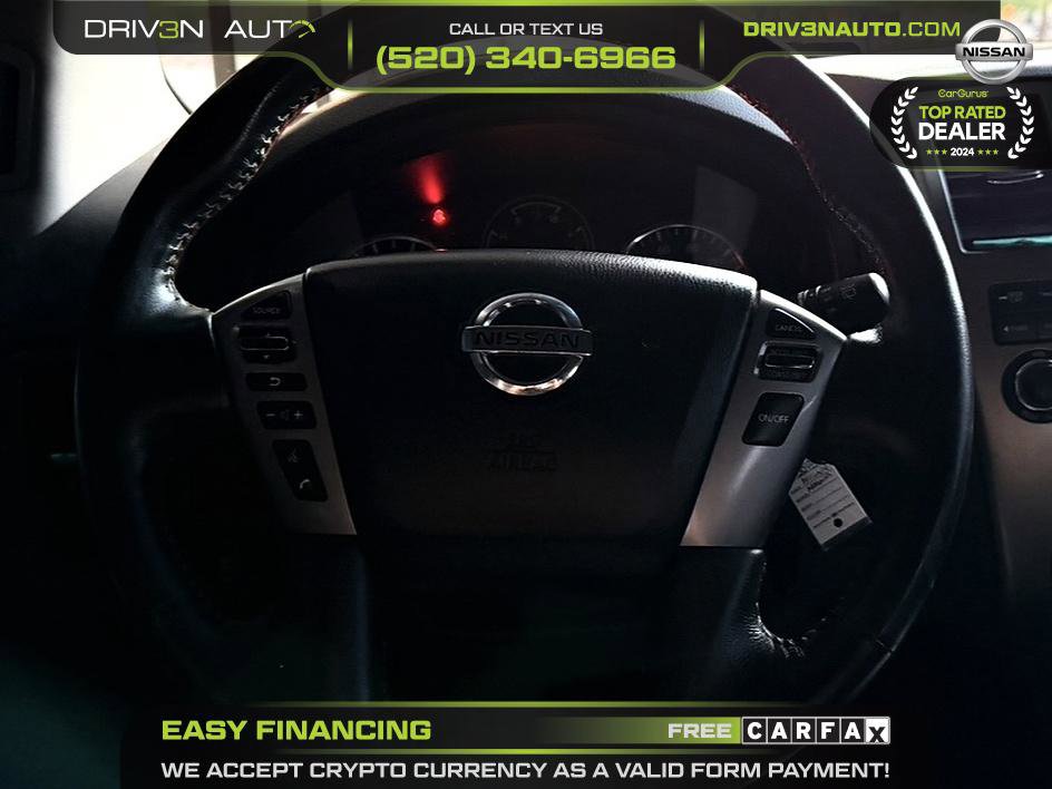 Used 2015 Nissan Armada Platinum w/ 2nd Row Captain Seat Package RWD image 9