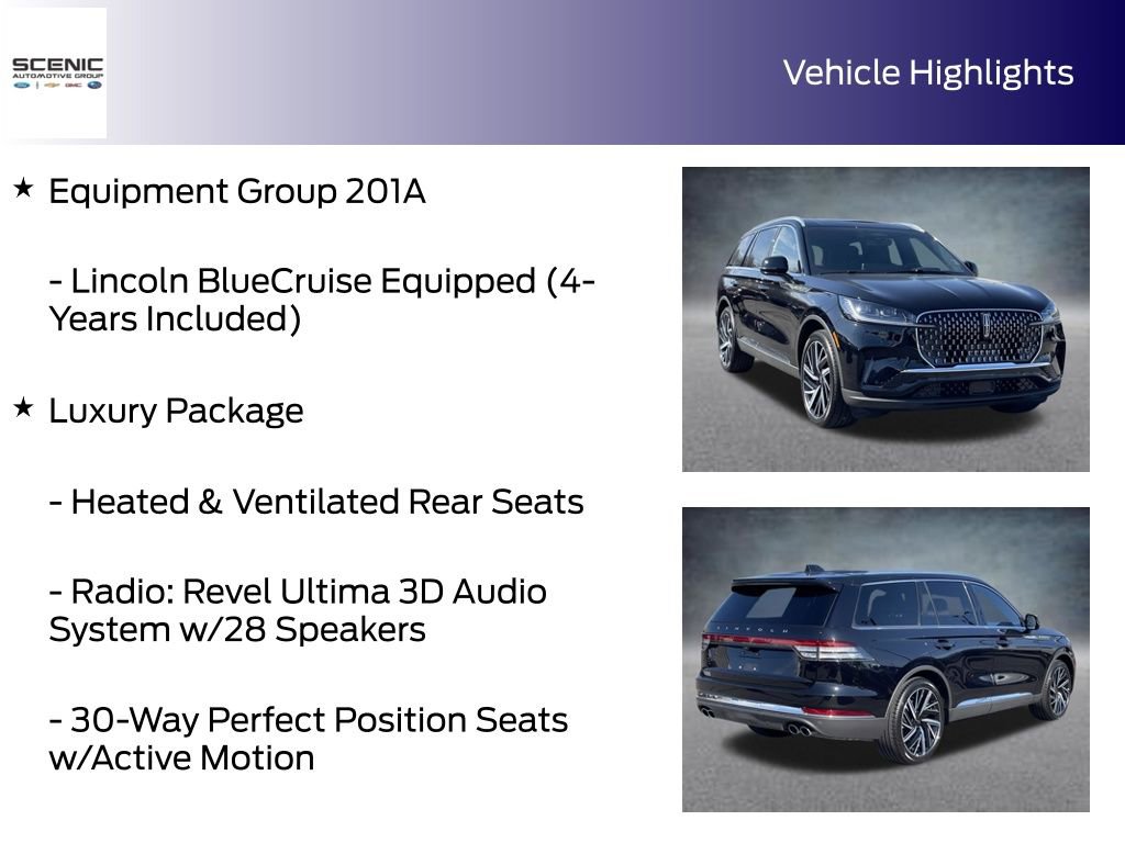 Used 2025 Lincoln Aviator Reserve w/ Equipment Group 201A AWD/4WD image 10