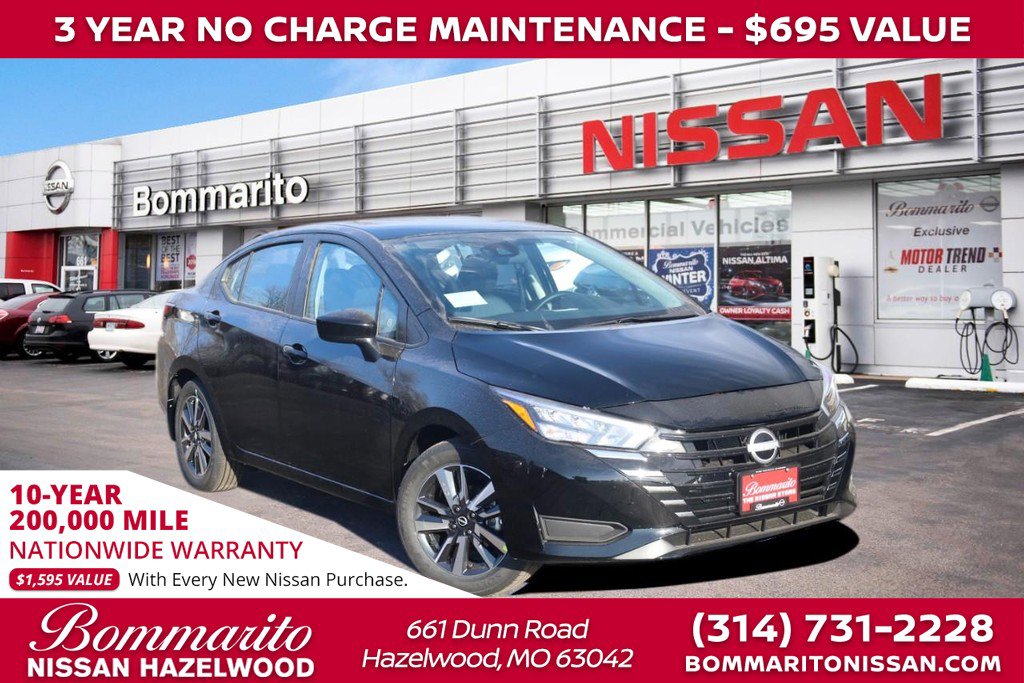 New 2025 Nissan Versa SV w/ Trunk Package