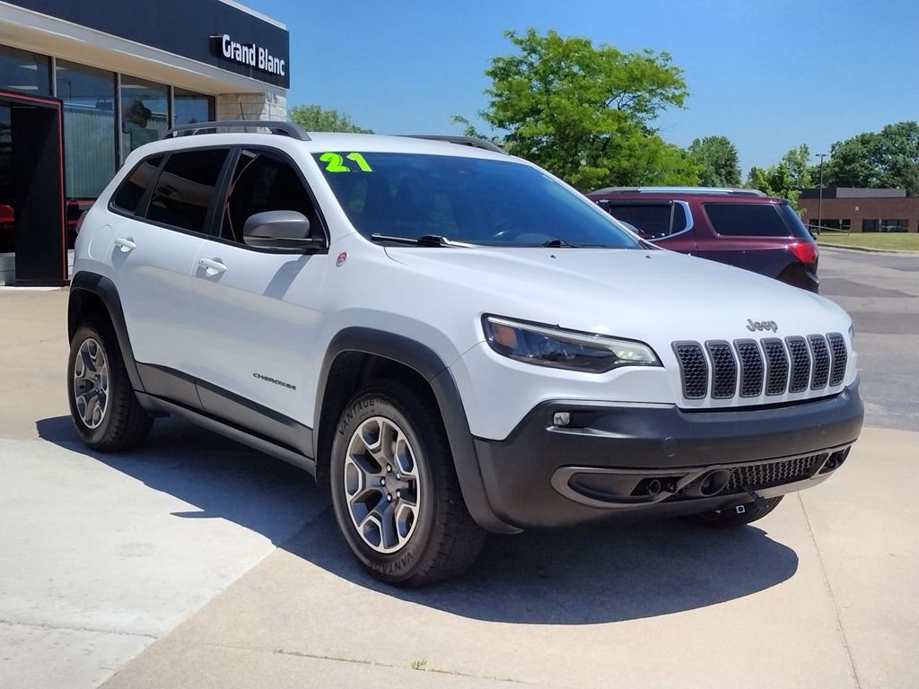 Used 2021 Jeep Cherokee Trailhawk AWD/4WD image 11