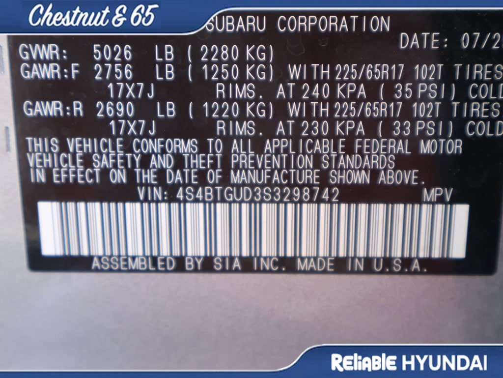 Used 2025 Subaru Outback Wilderness AWD/4WD image 43