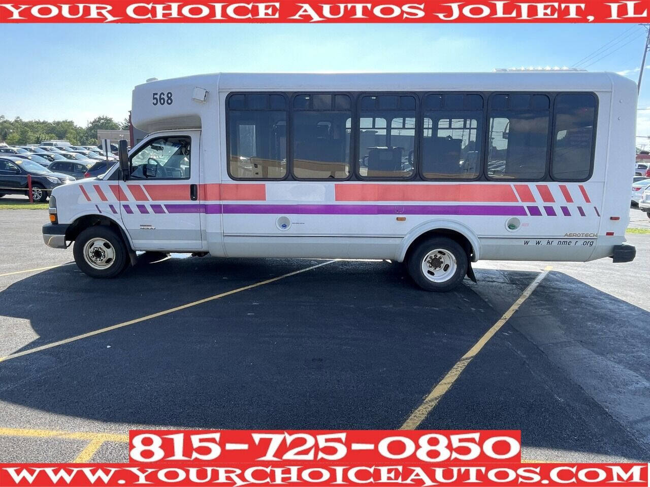 Used 2014 Chevrolet Express 4500 Extended w/ Shuttle Bus Package RWD image 7
