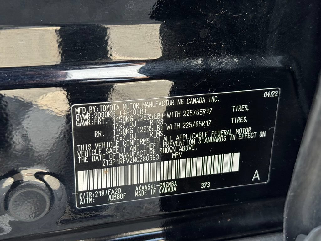 Used 2022 Toyota RAV4 XLE w/ Convenience Package AWD/4WD image 27