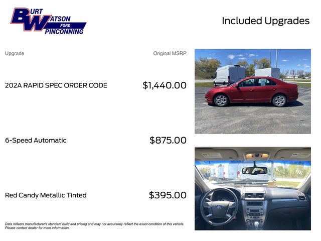 Used 2011 Ford Fusion SE w/ 202A Rapid Spec Order Code FWD image 3