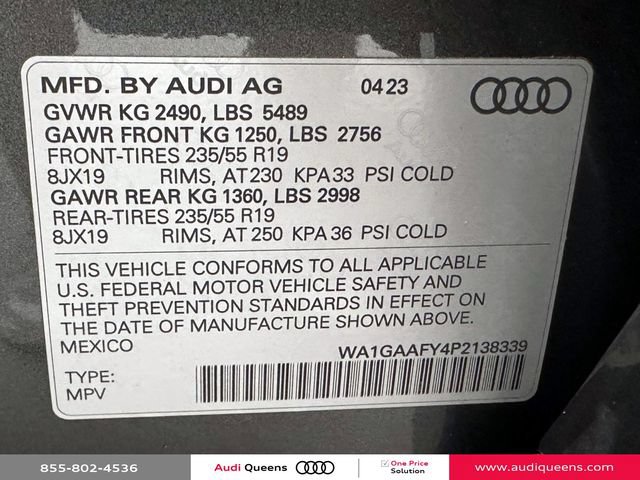 Certified 2023 Audi Q5 2.0T Premium w/ Convenience Package AWD/4WD image 36