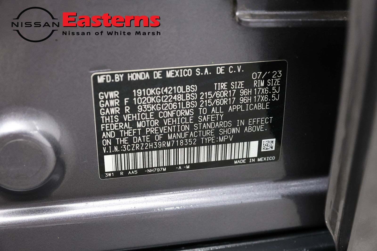 Used 2024 Honda HR-V LX image 29