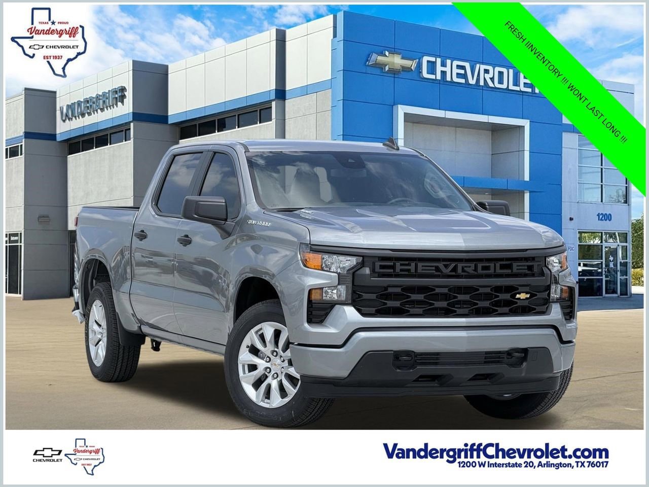 New 2026 Chevrolet Silverado 1500 Custom RWD image 1