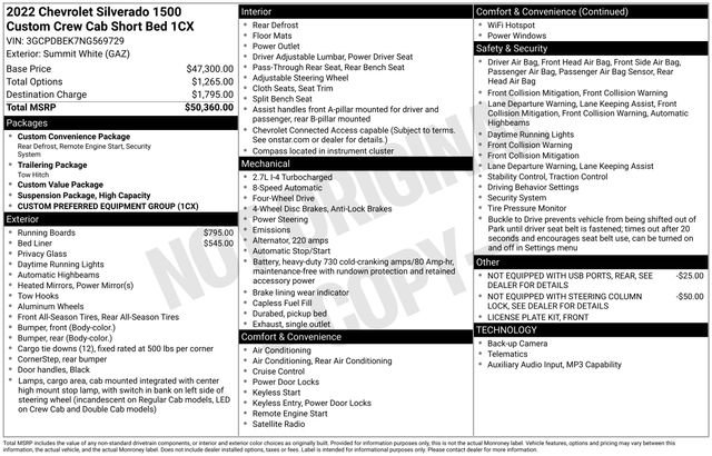 Used 2022 Chevrolet Silverado 1500 Custom image 5