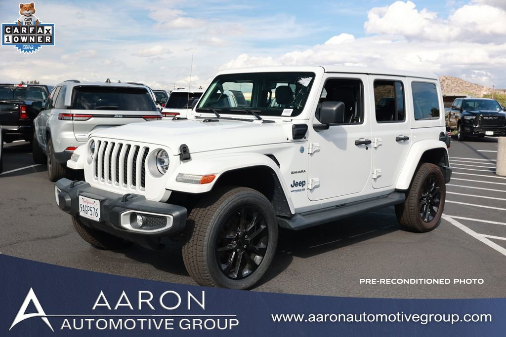 Used 2021 Jeep Wrangler Unlimited Sahara w/ Cold Weather Group image 1