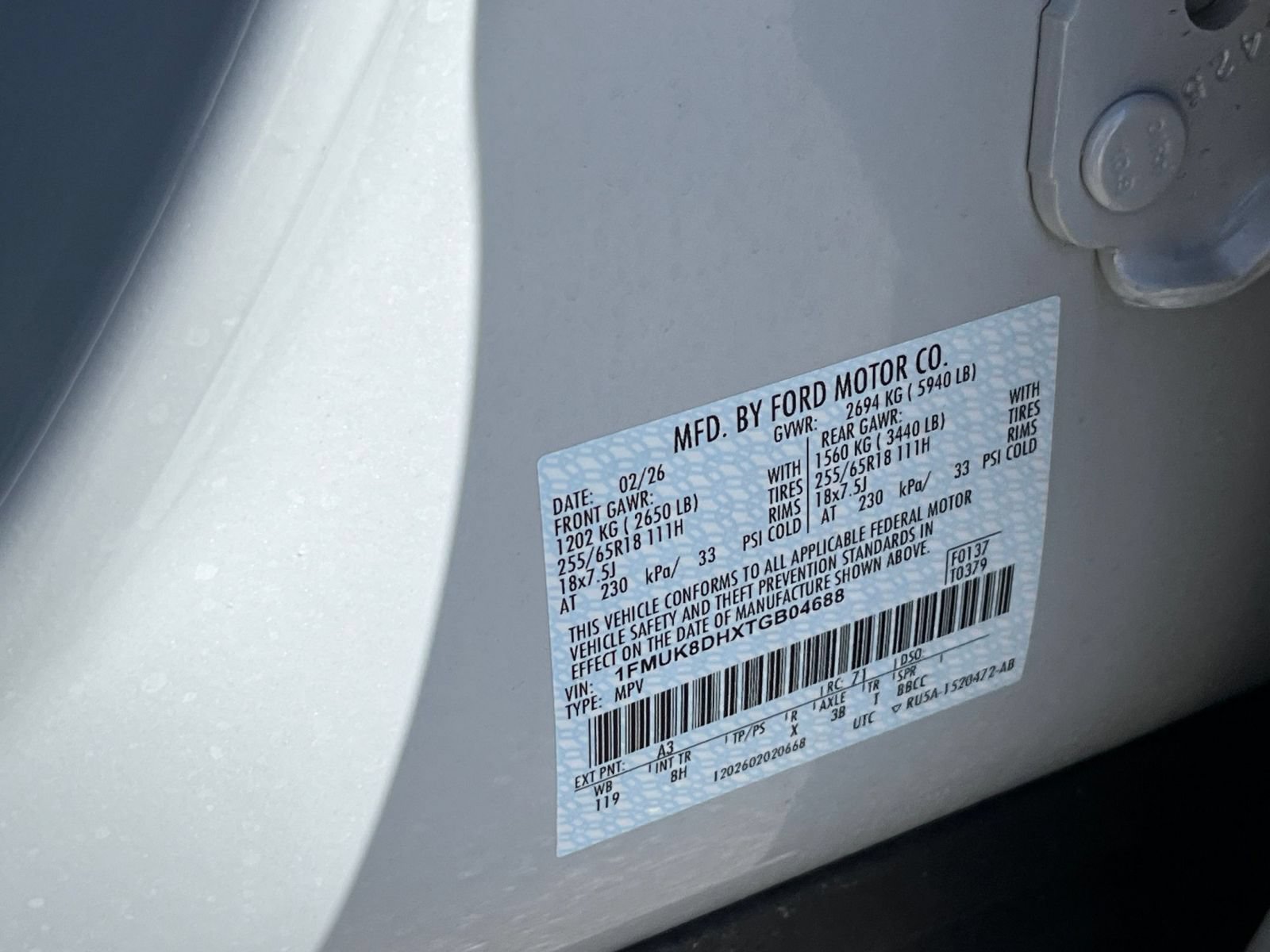 Used 2026 Ford Explorer Active AWD/4WD image 29