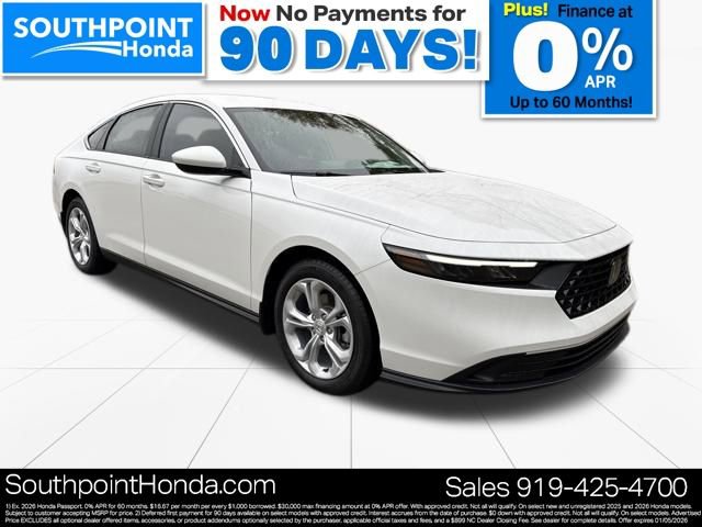 New 2025 Honda Accord LX image 1