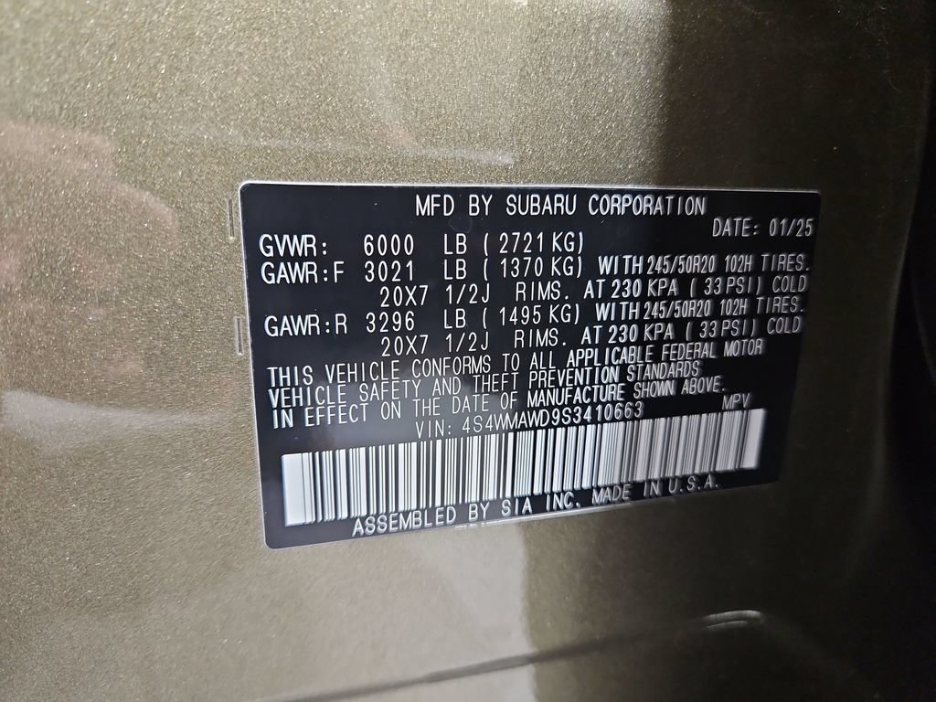 Certified 2025 Subaru Ascent Bronze Edition AWD/4WD image 32