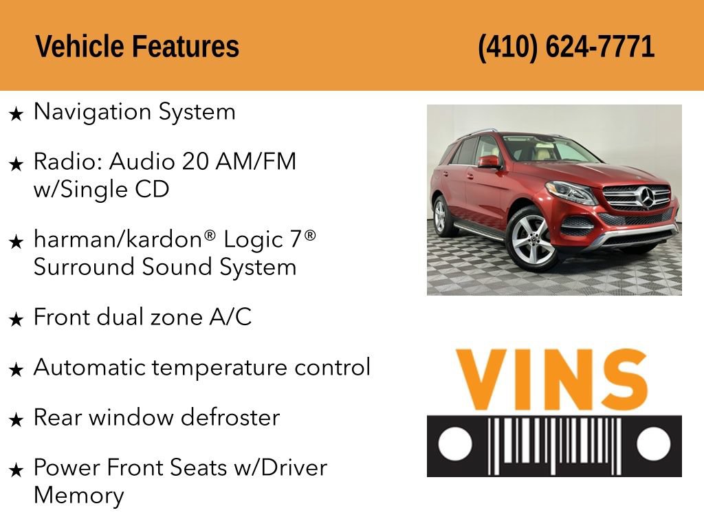 Used 2018 Mercedes-Benz GLE 350 w/ Premium 1 Package image 5