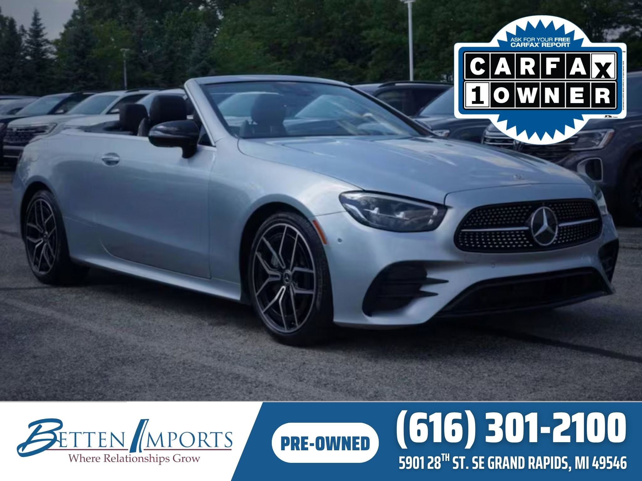 Used 2022 Mercedes-Benz E 450 Cabriolet w/ AMG Line image 1