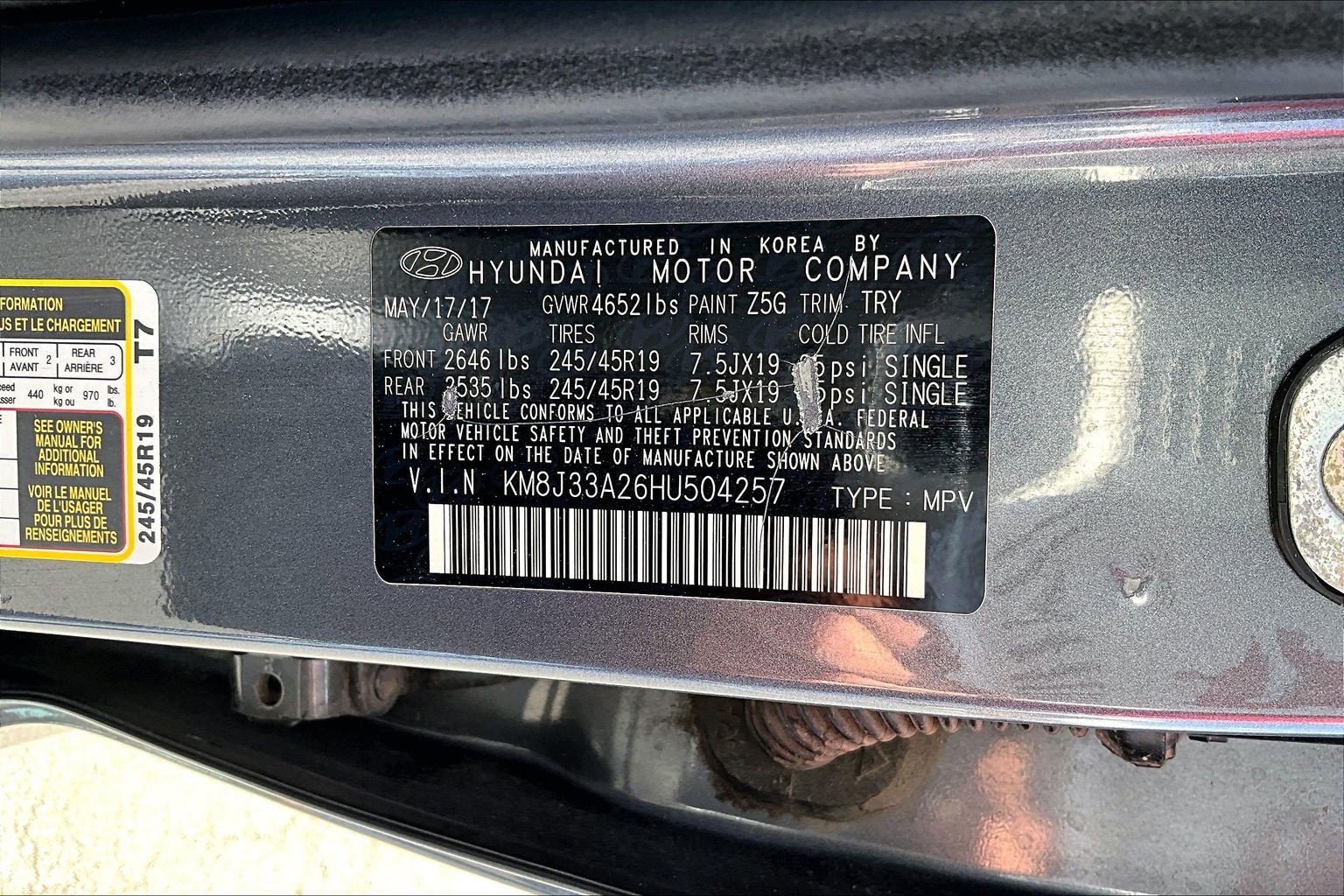 Used 2017 Hyundai Tucson Night FWD image 27