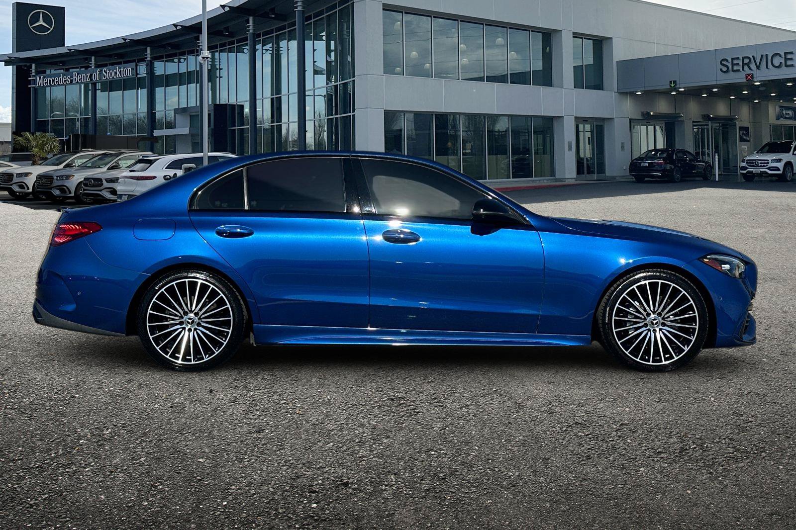 Certified 2022 Mercedes-Benz C 300 Sedan w/ AMG Line w/ Night Package image 3