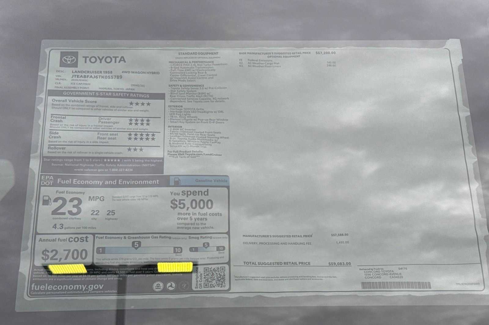 New 2026 Toyota Land Cruiser 1958 image 28